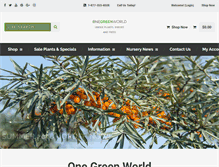 Tablet Screenshot of onegreenworld.com